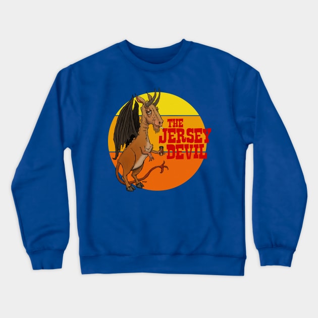 The Jersey Devil (Wawa) Crewneck Sweatshirt by mcillustrator